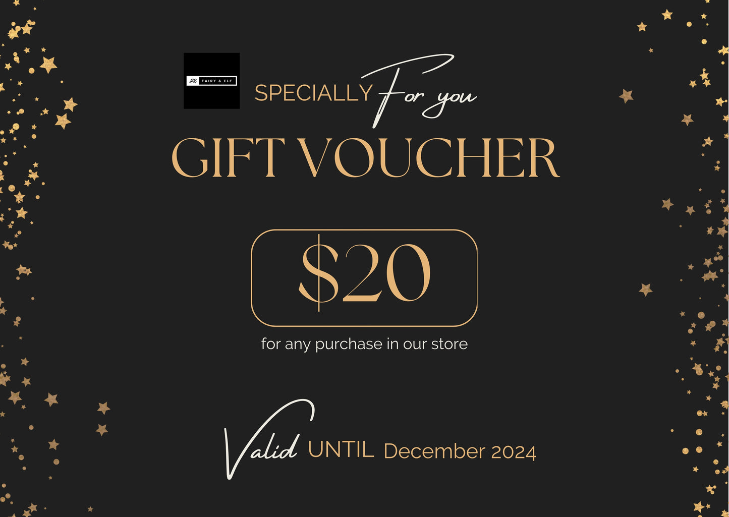 Fairy &amp; Elf gift voucher