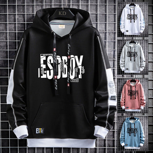 Korean Style Hooded Pullover Casual Long Sleeve Sweatshirt