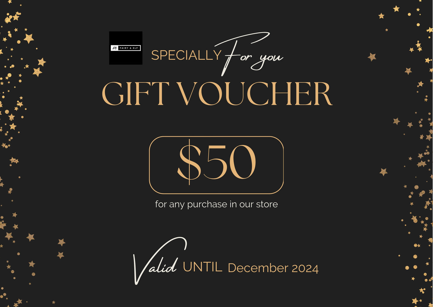 Fairy &amp; Elf gift voucher