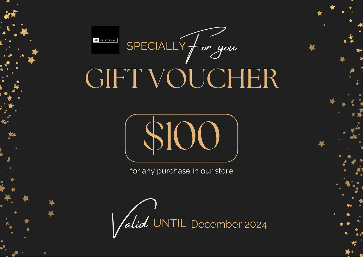 Fairy &amp; Elf gift voucher