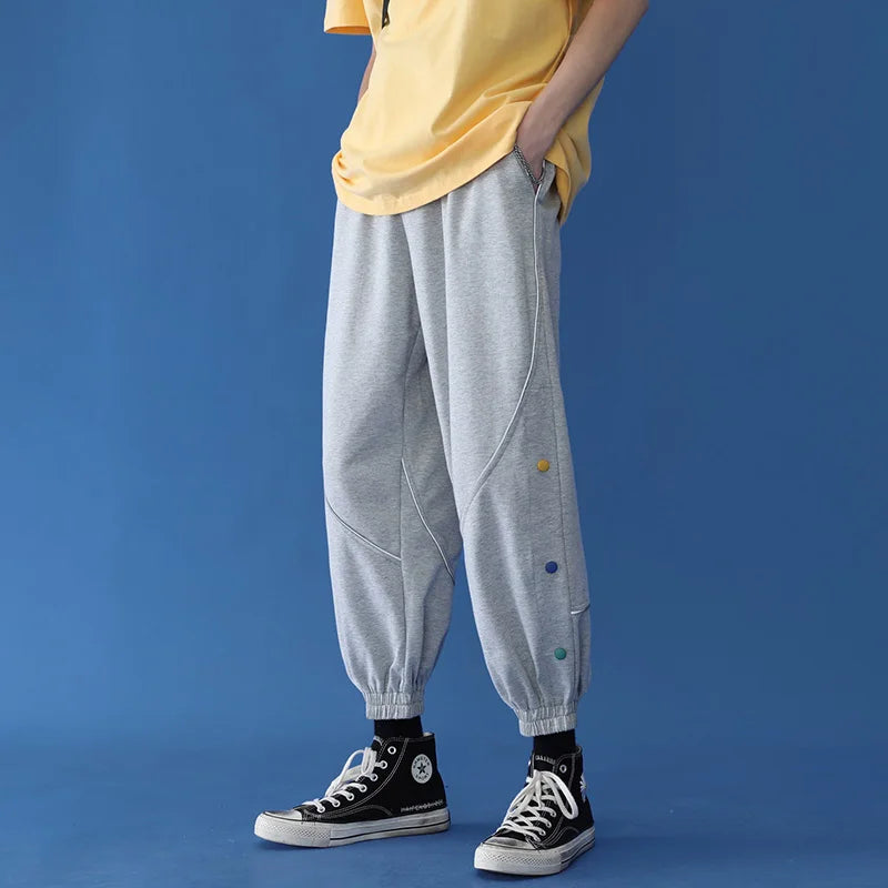 Men's Sport Pants Joggers Comfortable Casual Drawstring Pants for Men Streetwear Loose Male Trouser Trendy Sweatpants Pants