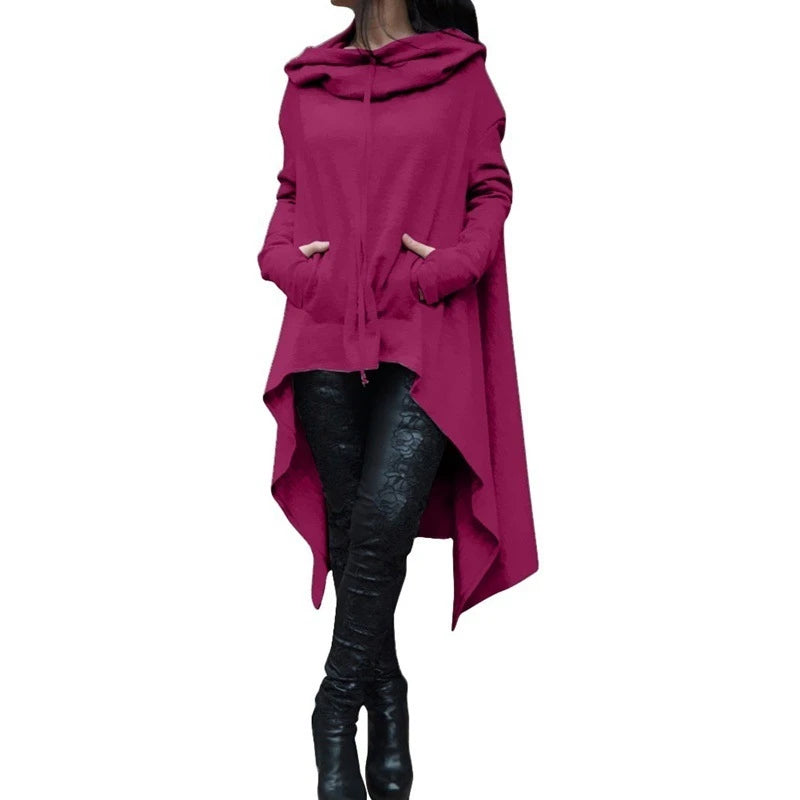 Winter Autumn Fashion Oversize Hoodies Sweatshirt Women Loose Hoody Mantle Hooded Pullover Outwear Coat Vestidos Mujer Shirts