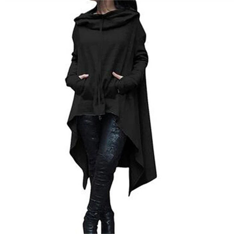 Winter Autumn Fashion Oversize Hoodies Sweatshirt Women Loose Hoody Mantle Hooded Pullover Outwear Coat Vestidos Mujer Shirts