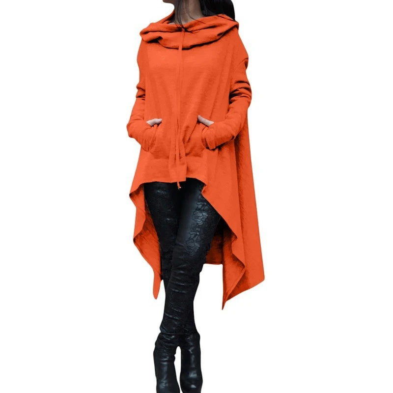 Winter Autumn Fashion Oversize Hoodies Sweatshirt Women Loose Hoody Mantle Hooded Pullover Outwear Coat Vestidos Mujer Shirts