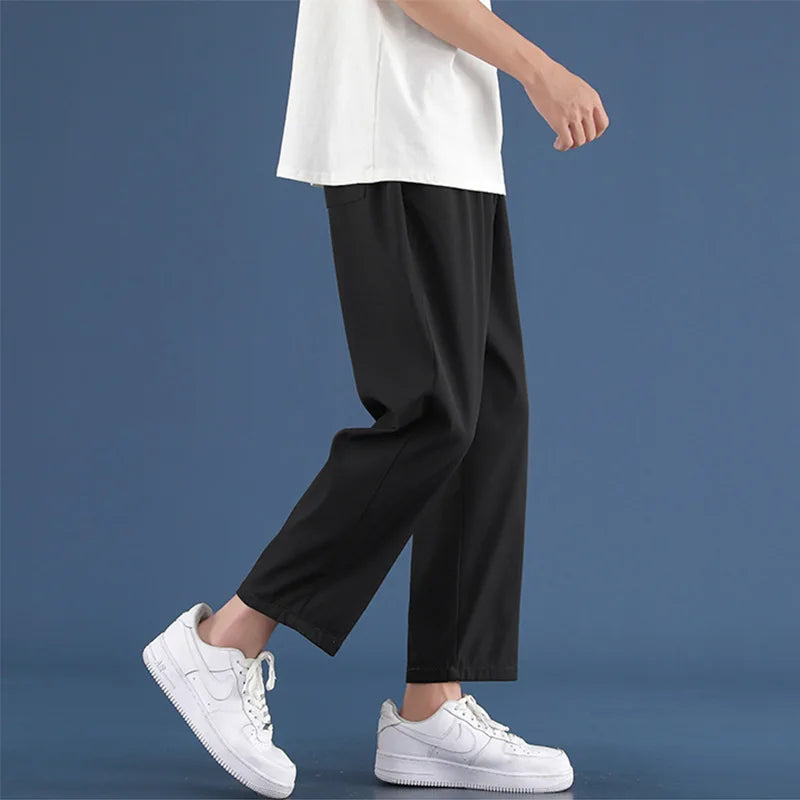 Harem Casual Men Pants Jogger Drawstring Men's Pant Streetwear Japanese Fashion Trousers for Man