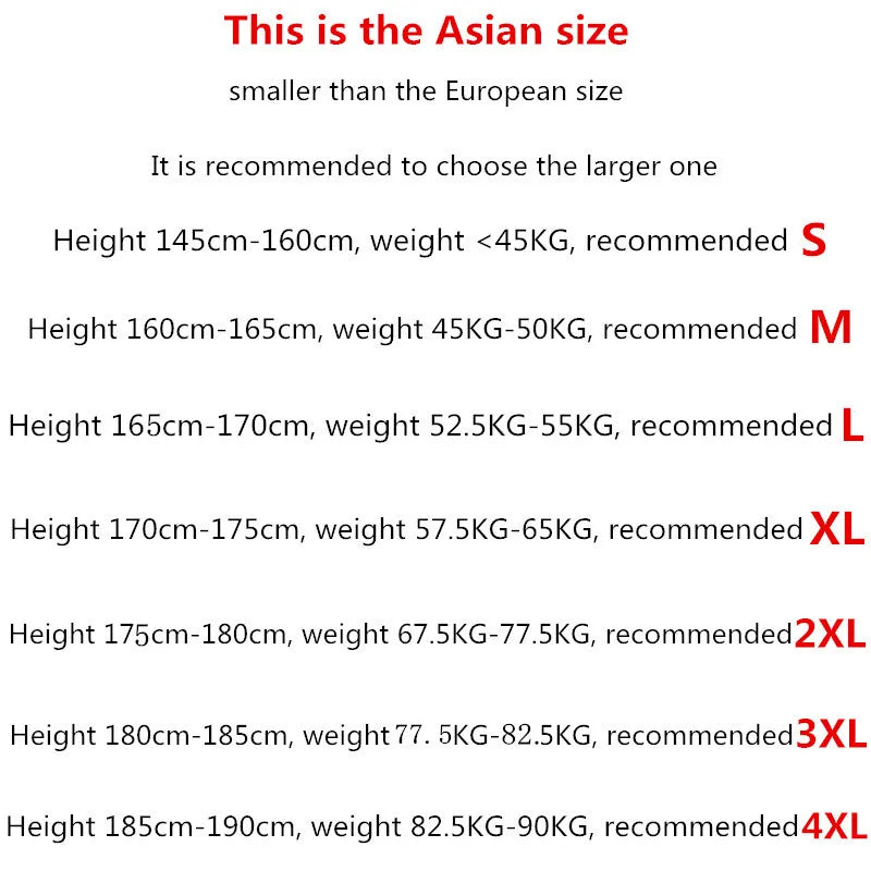 Men's Asian size chart for hooded loose relaxed sports fitness sleeveless tank top, highlighting recommended sizes based on height and weight.