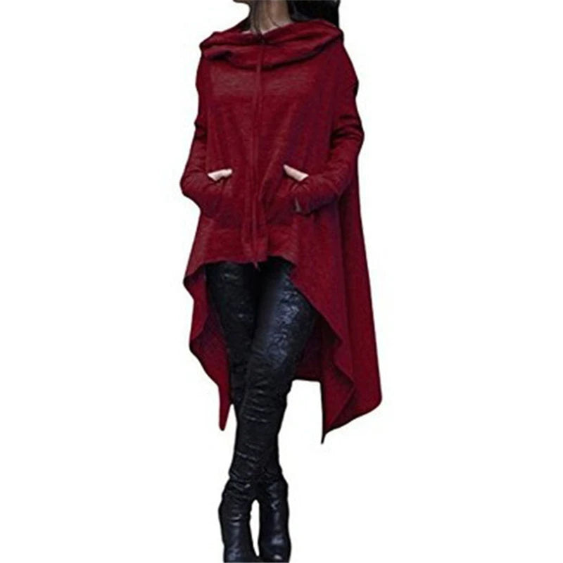 Winter Autumn Fashion Oversize Hoodies Sweatshirt Women Loose Hoody Mantle Hooded Pullover Outwear Coat Vestidos Mujer Shirts