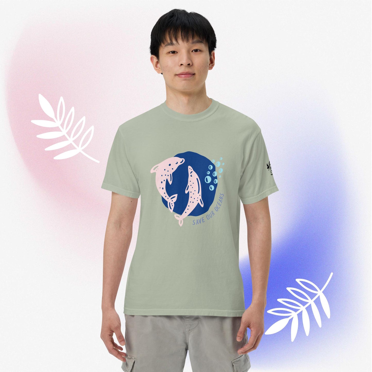 2024 ocean garment-dyed heavyweight t-shirt