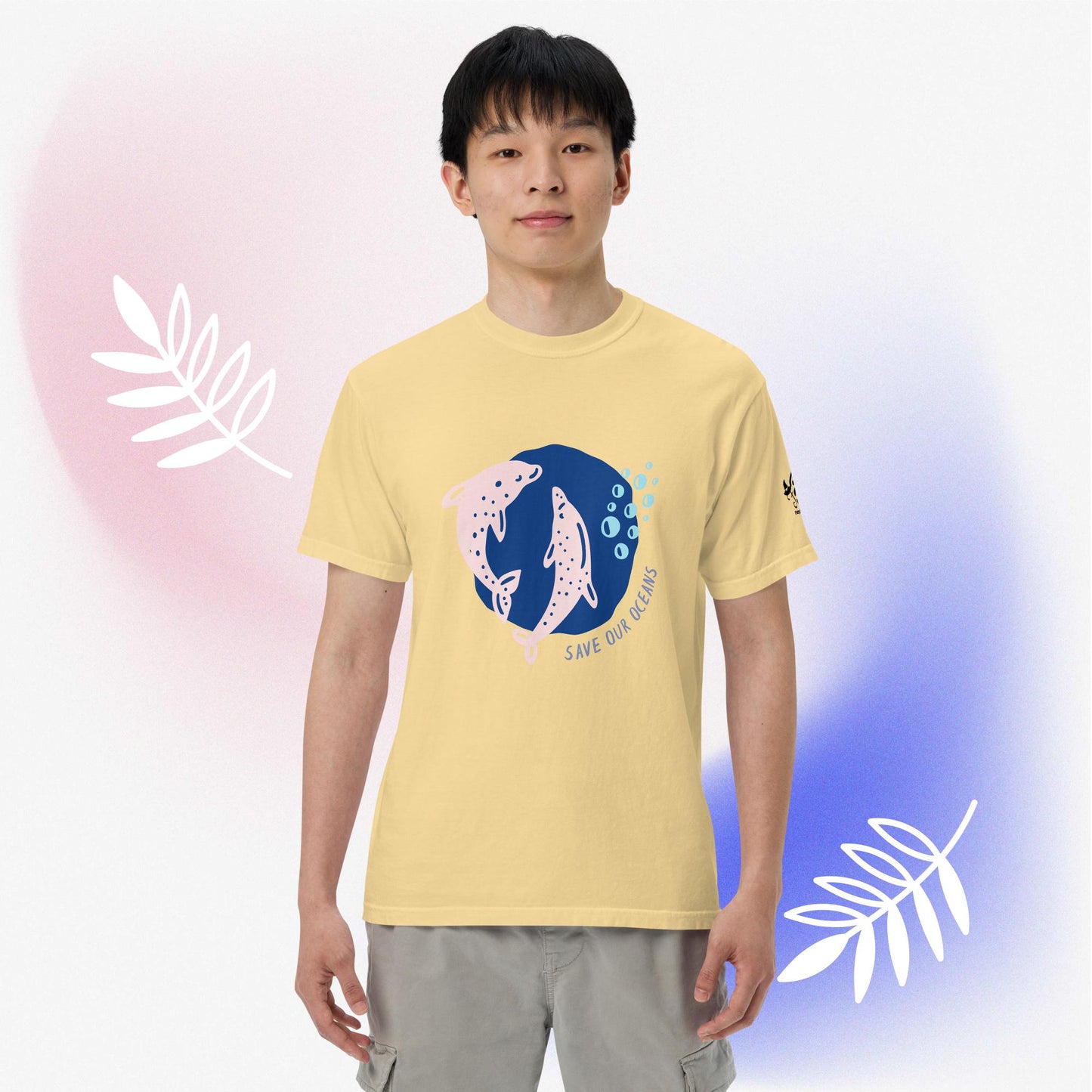 2024 ocean garment-dyed heavyweight t-shirt