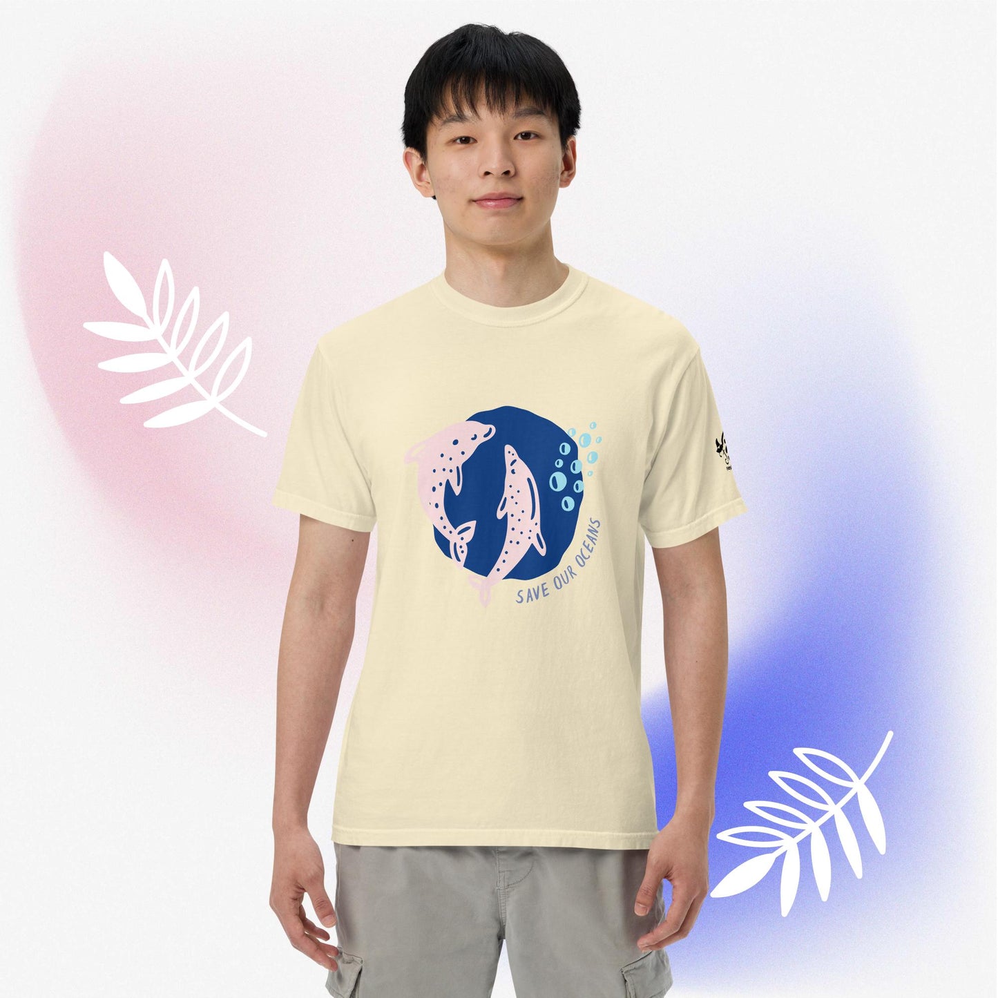 2024 ocean garment-dyed heavyweight t-shirt