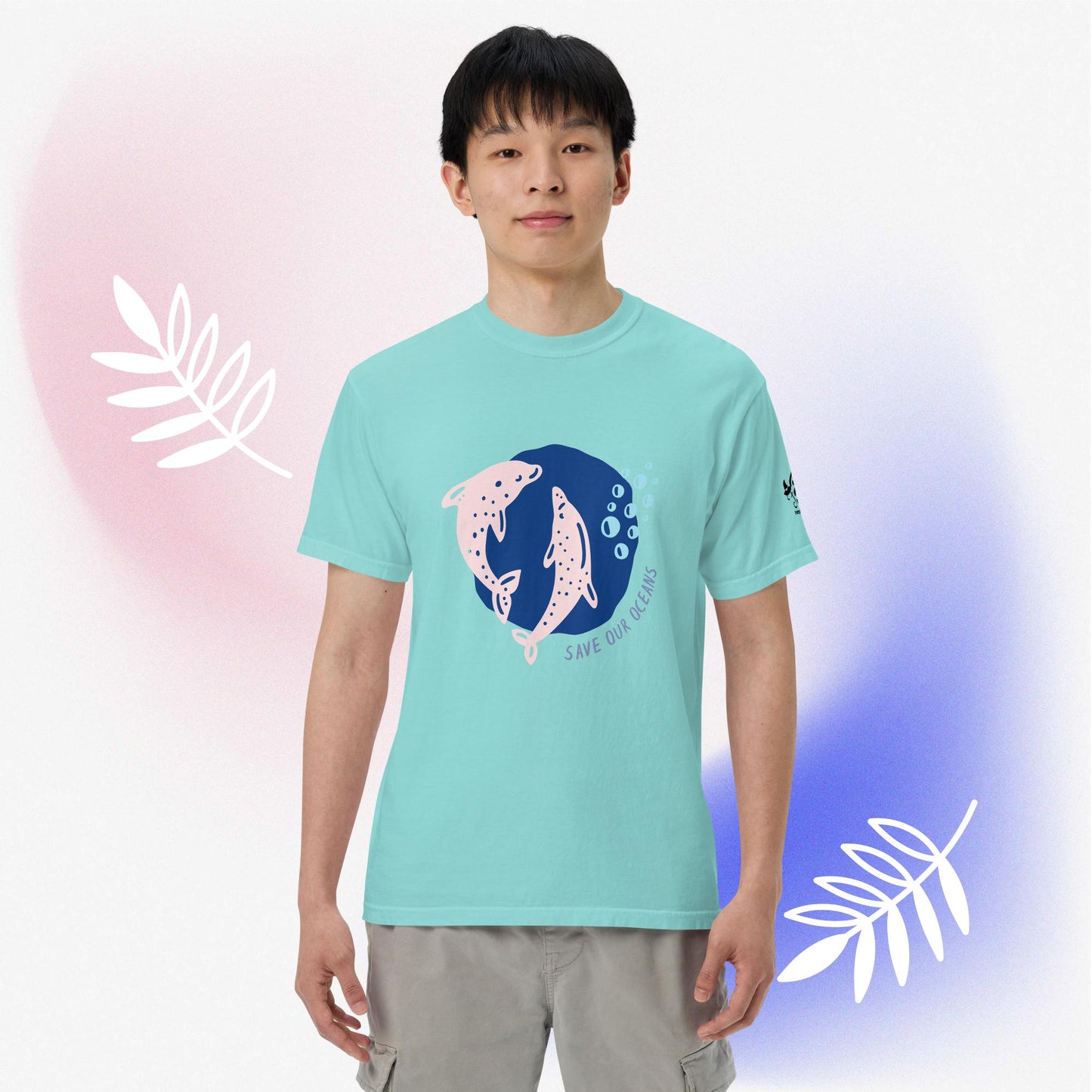 2024 ocean garment-dyed heavyweight t-shirt