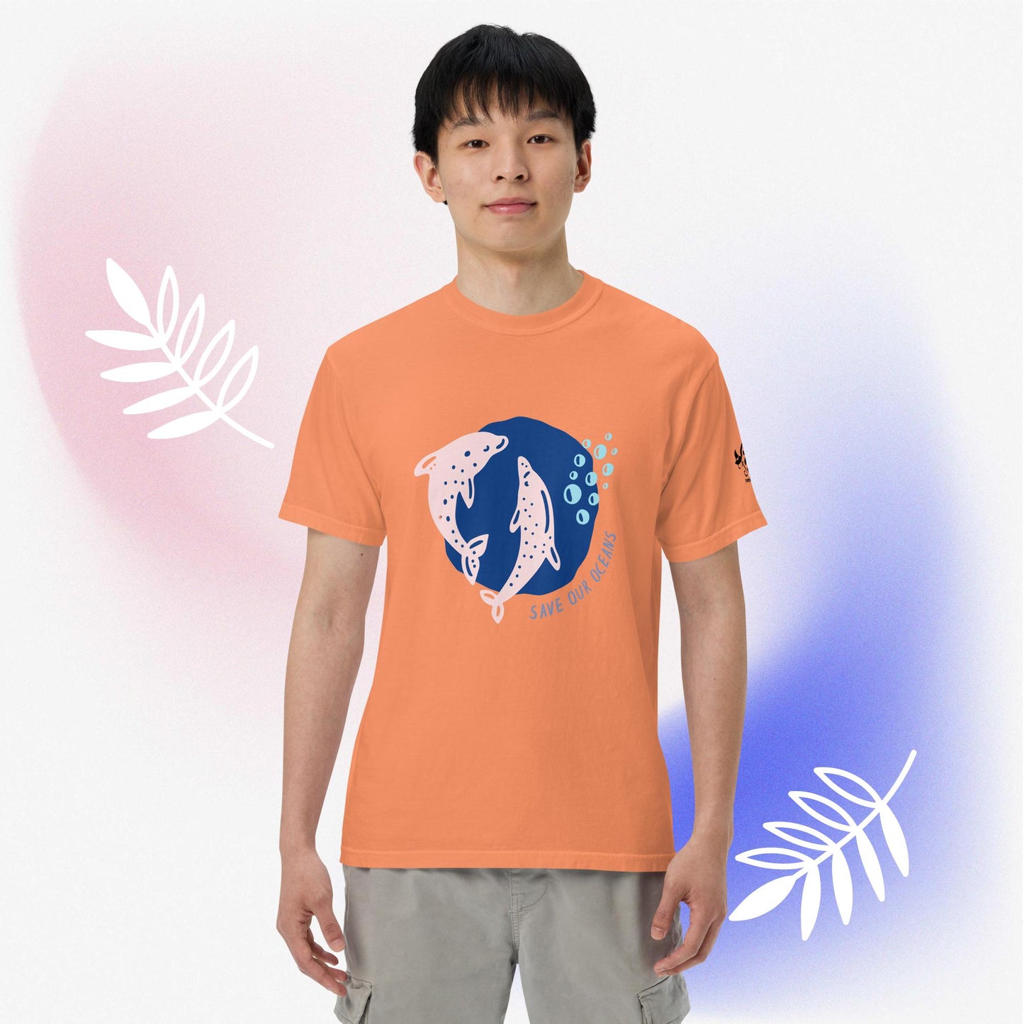 2024 ocean garment-dyed heavyweight t-shirt