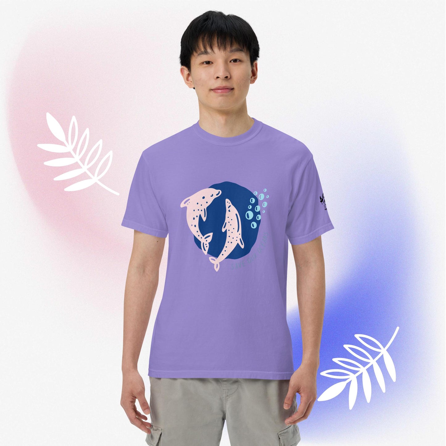 2024 ocean garment-dyed heavyweight t-shirt